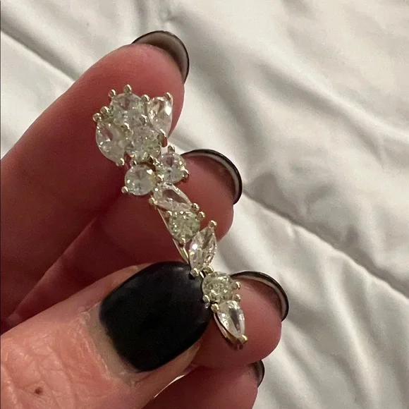 Melinda Maria Crystal Ear Cuff - Picture 3 of 5